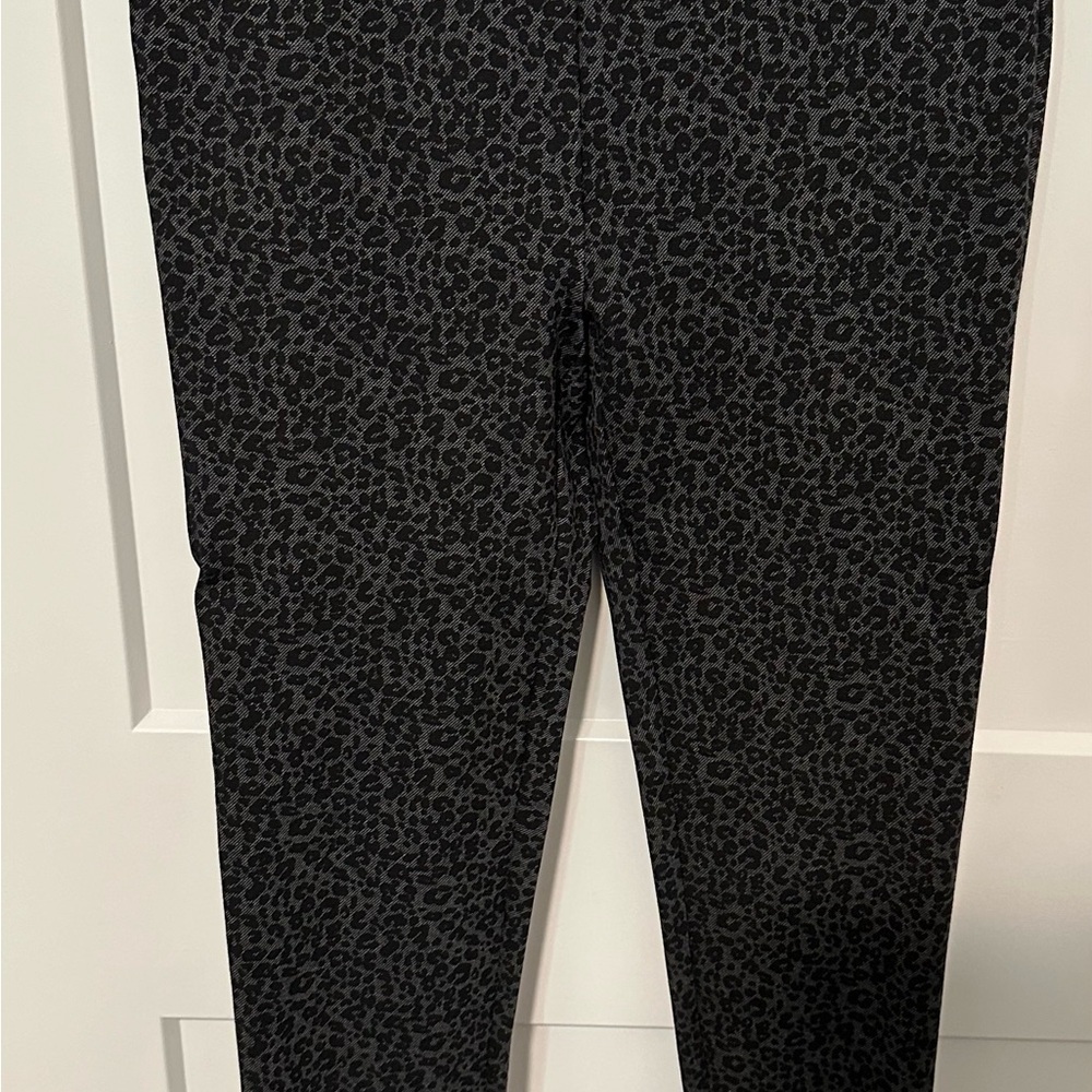 LOFT Ponte Knit Animal Print Leggings